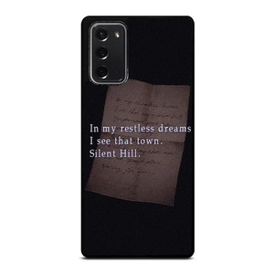 SILENT HILL GAMES LETTER Samsung Galaxy Note 20 Case Cover SILENT HILL GAMES LETTER Samsung Galaxy Note 20 Case Cover