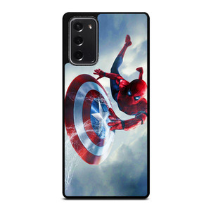 SPIDERMAN X CAPTAIN AMERICA Samsung Galaxy Note 20 Case Cover SPIDERMAN X CAPTAIN AMERICA Samsung Galaxy Note 20 Case Cover