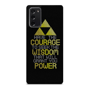 TRIFORCE ZELDA QUOTES Samsung Galaxy Note 20 Case Cover TRIFORCE ZELDA QUOTES Samsung Galaxy Note 20 Case Cover
