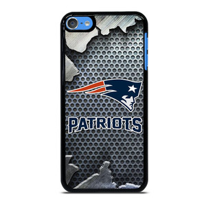 NEW ENGLAND PATRIOTS BROKEN METAL iPod Touch 7 Case Cover