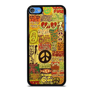 PEACE TAPESTRY PATTERN iPod Touch 7 Case Cover PEACE TAPESTRY PATTERN iPod Touch 7 Case Cover