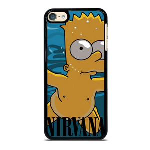 BART SIMPSONS NEVERMIND NIRVANA iPod Touch 6 Case Cover