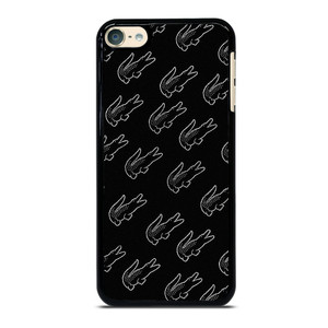 LACOSTE BLACK WHITE iPod Touch 6 Case Cover LACOSTE BLACK WHITE iPod Touch 6 Case Cover