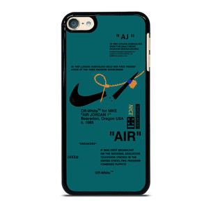 NIKE AIR OFF WHITE TOSCA iPod Touch 6 Case Cover