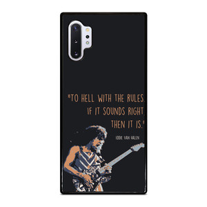 EDDIE VAN HALEN QUOTES Samsung Galaxy Note 10 Plus Case Cover