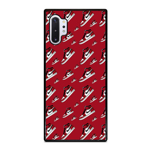 NIKE AIR JORDAN SHOES PATTERN Samsung Galaxy Note 10 Plus Case Cover NIKE AIR JORDAN SHOES PATTERN Samsung Galaxy Note 10 Plus Case Cover