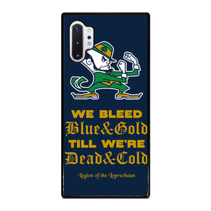 NOTRE DAME BLEED BLUE AND GOLD Samsung Galaxy Note 10 Plus Case Cover NOTRE DAME BLEED BLUE AND GOLD Samsung Galaxy Note 10 Plus Case Cover