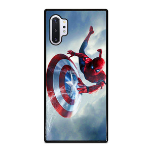 SPIDERMAN X CAPTAIN AMERICA Samsung Galaxy Note 10 Plus Case Cover SPIDERMAN X CAPTAIN AMERICA Samsung Galaxy Note 10 Plus Case Cover