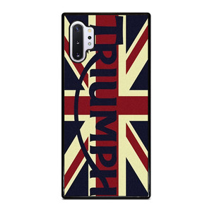 TRIUMPH MOTORCYCLES UNION JACK 2 Samsung Galaxy Note 10 Plus Case Cover TRIUMPH MOTORCYCLES UNION JACK 2 Samsung Galaxy Note 10 Plus Case Cover