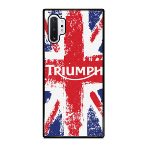 TRIUMPH MOTORCYCLES UNION JACK Samsung Galaxy Note 10 Plus Case Cover TRIUMPH MOTORCYCLES UNION JACK Samsung Galaxy Note 10 Plus Case Cover