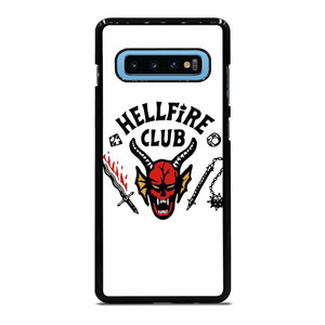 HELLFIRE CLUB STRANGER THING WHITE Samsung Galaxy S10 Plus Case Cover HELLFIRE CLUB STRANGER THING WHITE Samsung Galaxy S10 Plus Case Cover