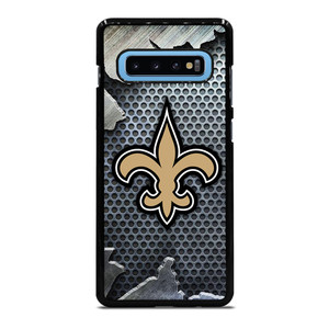 NEW ORLEANS SAINTS BROKEN METAL Samsung Galaxy S10 Plus Case Cover NEW ORLEANS SAINTS BROKEN METAL Samsung Galaxy S10 Plus Case Cover
