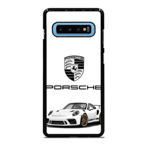 PORSCHE GT3 RS WHITE Samsung Galaxy S10 Plus Case Cover PORSCHE GT3 RS WHITE Samsung Galaxy S10 Plus Case Cover