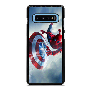 SPIDERMAN X CAPTAIN AMERICA Samsung Galaxy S10 Plus Case Cover SPIDERMAN X CAPTAIN AMERICA Samsung Galaxy S10 Plus Case Cover