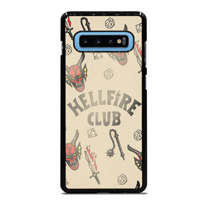 STRANGER THINGS 4 HELLFIRE CLUB Samsung Galaxy S10 Plus Case Cover STRANGER THINGS 4 HELLFIRE CLUB Samsung Galaxy S10 Plus Case Cover