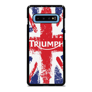 TRIUMPH MOTORCYCLES UNION JACK Samsung Galaxy S10 Plus Case Cover TRIUMPH MOTORCYCLES UNION JACK Samsung Galaxy S10 Plus Case Cover