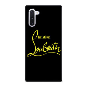 CHRISTIAN LOUBOUTIN GOLD LOGO Samsung Galaxy Note 10 Case Cover