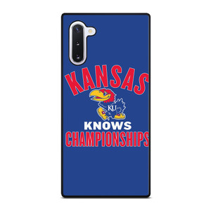 KANSAS JAYHAWKS BASKETBALL CHAMPIONS Samsung Galaxy Note 10 Case Cover