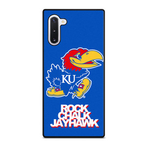 KANSAS JAYHAWKS ROCK CHALK Samsung Galaxy Note 10 Case Cover KANSAS JAYHAWKS ROCK CHALK Samsung Galaxy Note 10 Case Cover