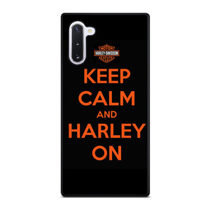 KEEP CALM AND HARLEY ON Samsung Galaxy Note 10 Case Cover KEEP CALM AND HARLEY ON Samsung Galaxy Note 10 Case Cover