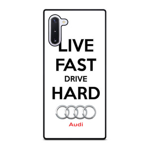 LIVE FAST DRIVE AUDI CAR Samsung Galaxy Note 10 Case Cover LIVE FAST DRIVE AUDI CAR Samsung Galaxy Note 10 Case Cover