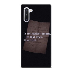 SILENT HILL GAMES LETTER Samsung Galaxy Note 10 Case Cover SILENT HILL GAMES LETTER Samsung Galaxy Note 10 Case Cover