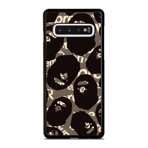 A BATHING APE SUPREME BLACK Samsung Galaxy S10 Case Cover A BATHING APE SUPREME BLACK Samsung Galaxy S10 Case Cover