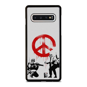 BANKSY ART PEACE Samsung Galaxy S10 Case Cover BANKSY ART PEACE Samsung Galaxy S10 Case Cover
