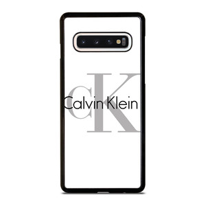 CALVIN KLEIN WHITE LOGO Samsung Galaxy S10 Case Cover CALVIN KLEIN WHITE LOGO Samsung Galaxy S10 Case Cover