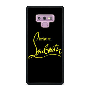 CHRISTIAN LOUBOUTIN GOLD LOGO Samsung Galaxy Note 9 Case Cover