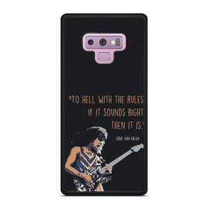 EDDIE VAN HALEN QUOTES Samsung Galaxy Note 9 Case Cover
