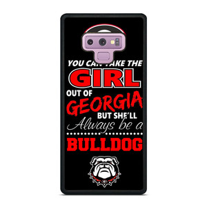 GEAORGIA BULLDOGS FOOTBALL GIRL Samsung Galaxy Note 9 Case Cover