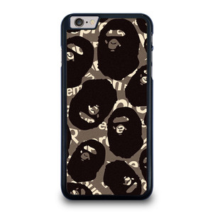 A BATHING APE SUPREME BLACK iPhone 6 / 6S Plus Case Cover