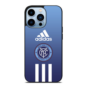 NEW YORK CITY FC ADIDAS STRIPES iPhone 13 Pro Max Case Cover