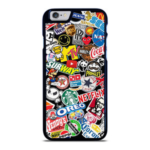 FAMOUS BRAND LOGO MIX iPhone 6 / 6S Case Cover FAMOUS BRAND LOGO MIX iPhone 6 / 6S Case Cover