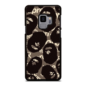 A BATHING APE SUPREME BLACK Samsung Galaxy S9 Case Cover A BATHING APE SUPREME BLACK Samsung Galaxy S9 Case Cover