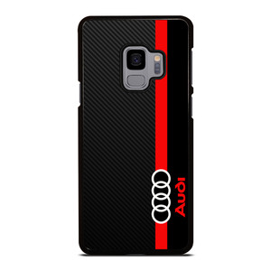 AUDI RED STRIPE LOGO Samsung Galaxy S9 Case Cover AUDI RED STRIPE LOGO Samsung Galaxy S9 Case Cover