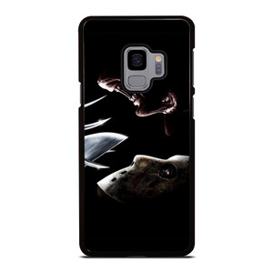 FREDDY KRUEGER VS JASON VOORHEES Samsung Galaxy S9 Case Cover FREDDY KRUEGER VS JASON VOORHEES Samsung Galaxy S9 Case Cover