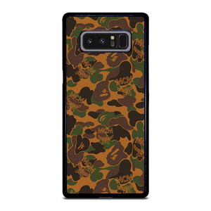 BAPE X MCM WORLDWIDE Samsung Galaxy Note 8 Case Cover