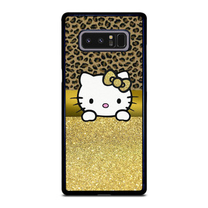 HELLO KITTY GOLD GLITTER LEOPARD Samsung Galaxy Note 8 Case Cover HELLO KITTY GOLD GLITTER LEOPARD Samsung Galaxy Note 8 Case Cover
