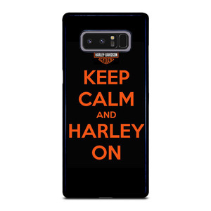 KEEP CALM AND HARLEY ON Samsung Galaxy Note 8 Case Cover KEEP CALM AND HARLEY ON Samsung Galaxy Note 8 Case Cover