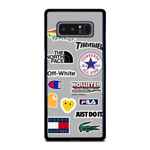 SKATEBOARD BRAND STICKER COLLAGE Samsung Galaxy Note 8 Case Cover SKATEBOARD BRAND STICKER COLLAGE Samsung Galaxy Note 8 Case Cover