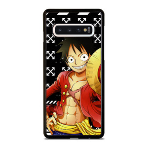 LUFFY OFF WHITE 2 Samsung Galaxy S10 Case Cover