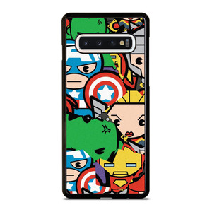 MARVEL COMIC CHARACTERS COLLAGE Samsung Galaxy S10 Case Cover