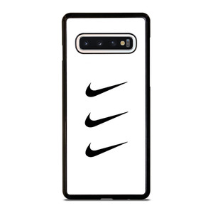 NIKE TRIPPLE SWOOSH WHITE Samsung Galaxy S10 Case Cover