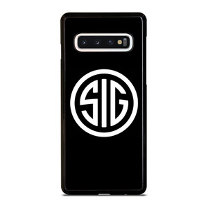 SIG SAUER FIREARMS LOGO Samsung Galaxy S10 Case Cover SIG SAUER FIREARMS LOGO Samsung Galaxy S10 Case Cover