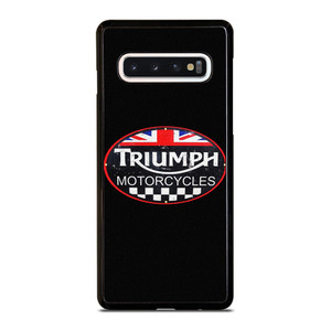 TRIUMPH MOTORCYCLES BADGE Samsung Galaxy S10 Case Cover TRIUMPH MOTORCYCLES BADGE Samsung Galaxy S10 Case Cover