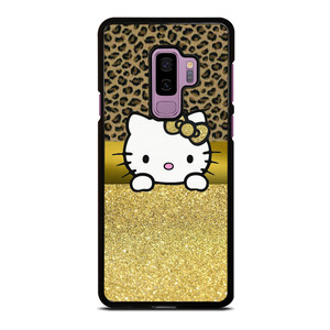HELLO KITTY GOLD GLITTER LEOPARD Samsung Galaxy S9 Plus Case Cover HELLO KITTY GOLD GLITTER LEOPARD Samsung Galaxy S9 Plus Case Cover