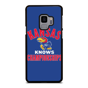 KANSAS JAYHAWKS BASKETBALL CHAMPIONS Samsung Galaxy S9 Case Cover