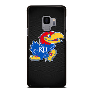 KANSAS JAYHAWKS LOGO CARBON Samsung Galaxy S9 Case Cover